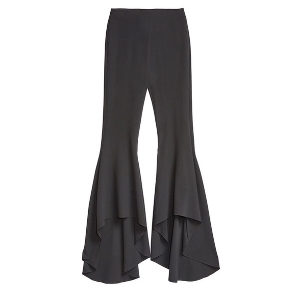 SOLD! ❤️ Alice + Olivia Jinny High-Low Flared-Leg Pants in Black - Picture 9 of 15